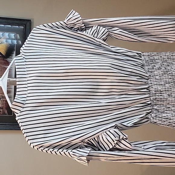 NWT  HL Affair Stripped Dress - Picture 9 of 11